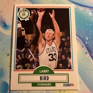 Larry Bird Boston Celtics card Fleer 1990